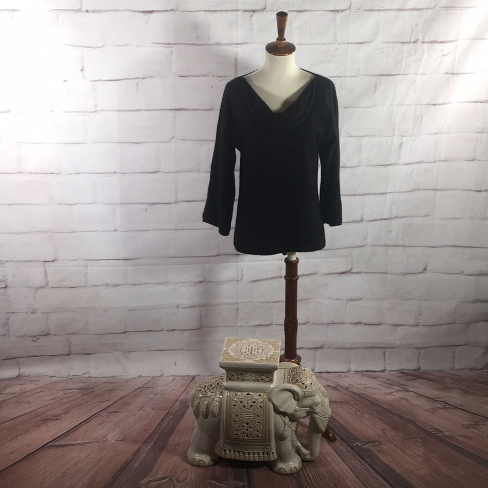Ann Taylor Black Cashmere Sweater
